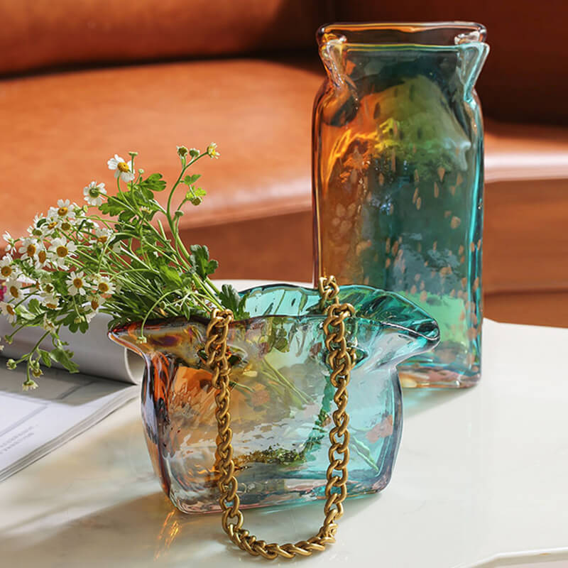 Lighteme Gradient Bag Glass Vase