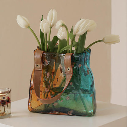 Lighteme Gradient Bag Glass Vase