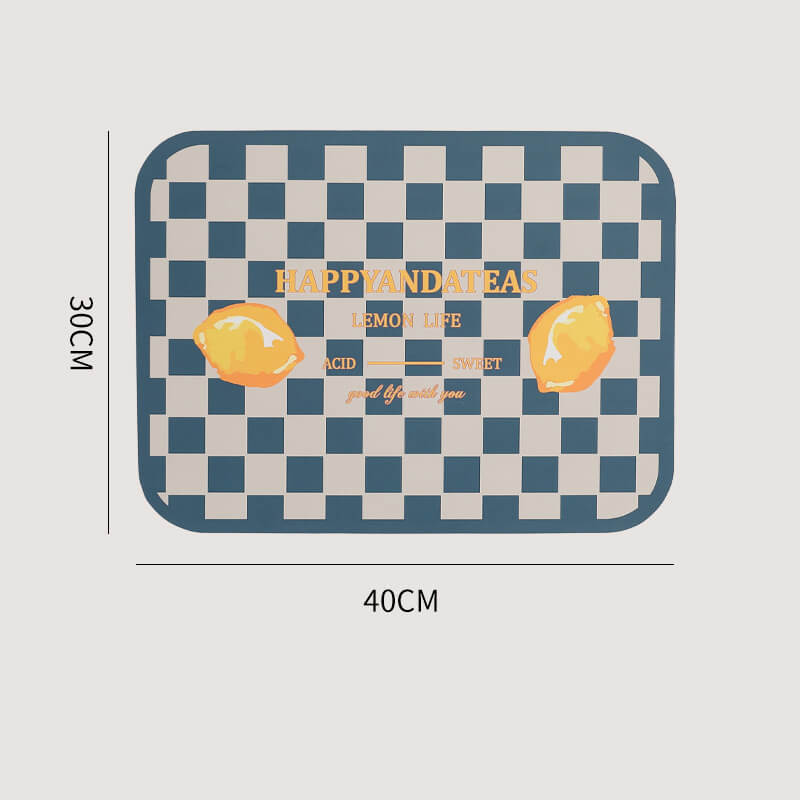 Lighteme Grid Leder-Tischset