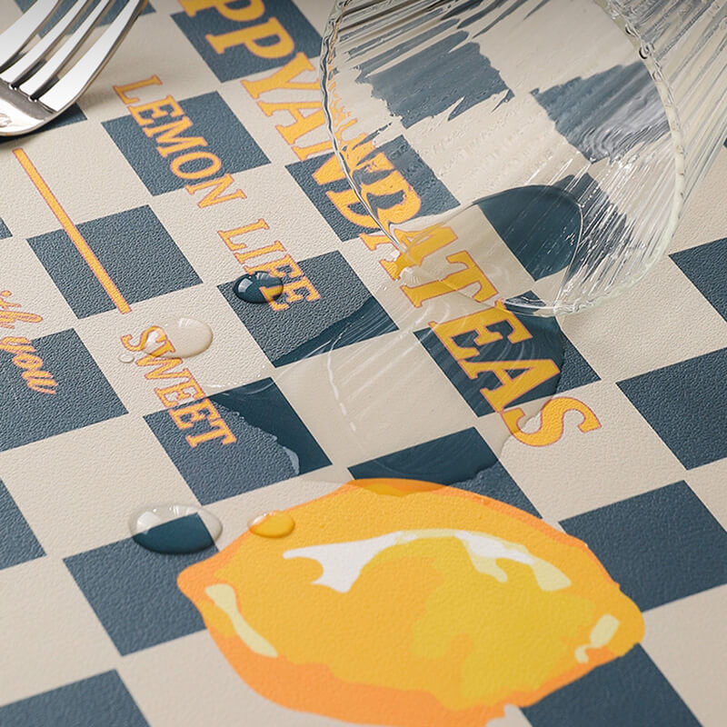 Lighteme Grid Leder-Tischset