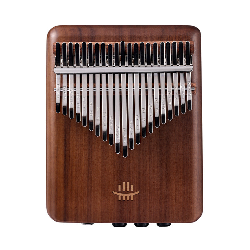 Hluru EQ 17/21 Key Flat Board Kalimba Thumb Piano, American Black Walnut / African Walnut Single Board C Tone Kalimba Instrument
