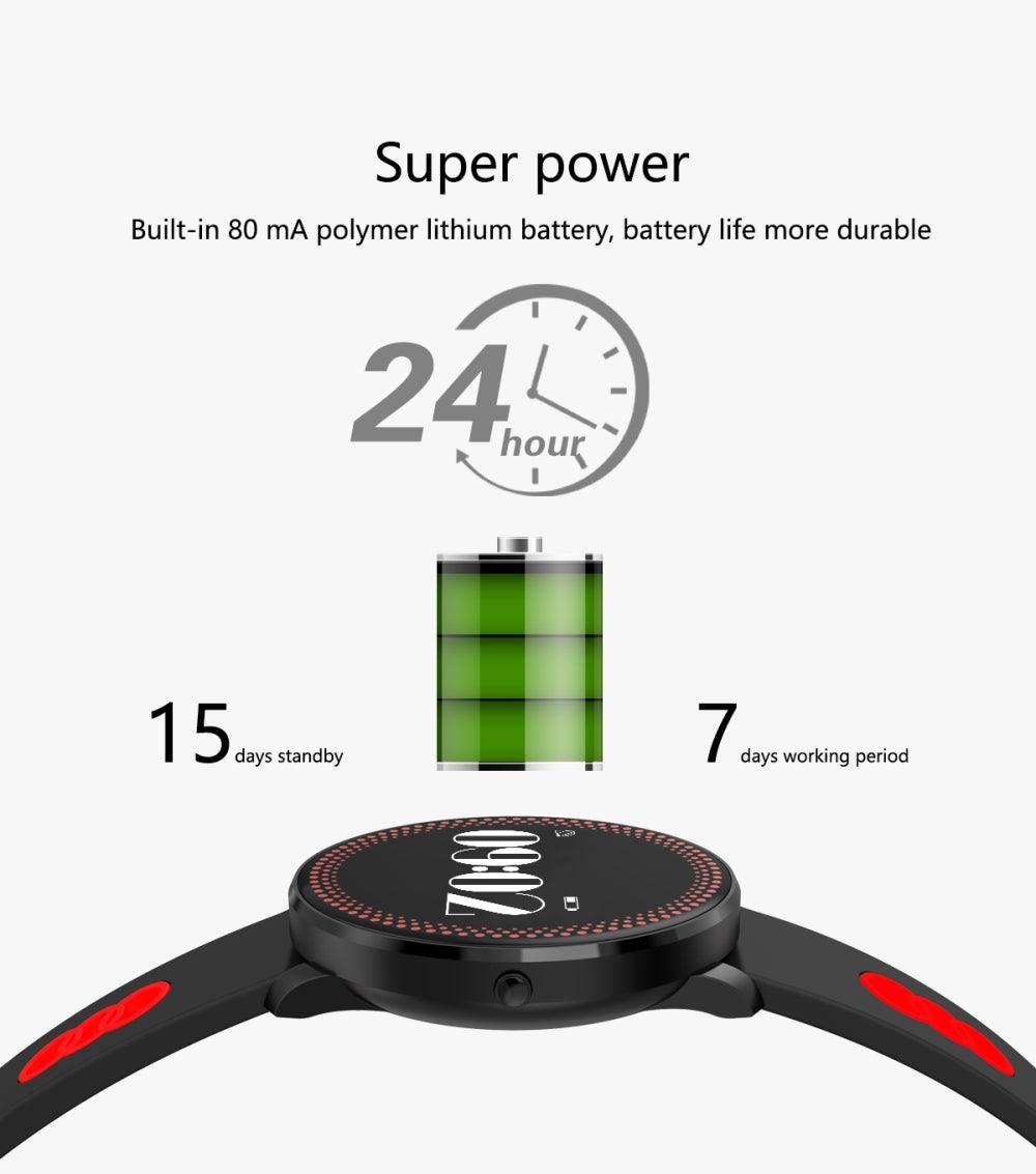 Bracelet de fitness intelligent étanche Lighteme