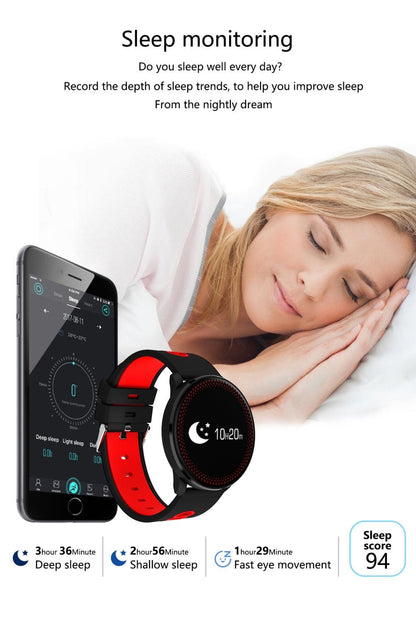 Bracelet de fitness intelligent étanche Lighteme