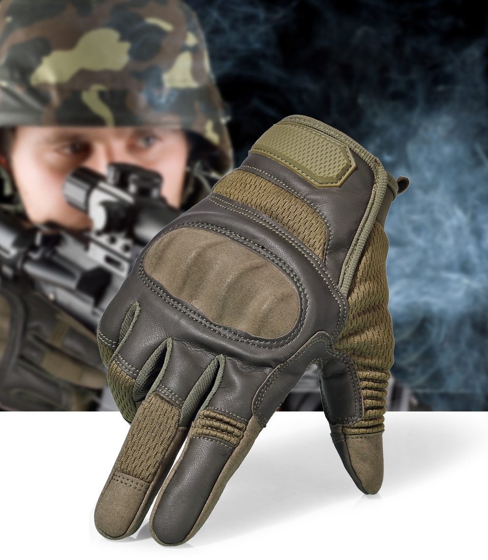 Lighteme Touch Screen Tactical Gloves Military Army Full Finger Gloves (3 Colors)