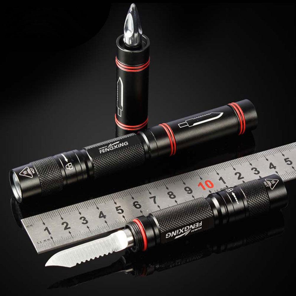 Lighteme Multifunktionsschutz Taschenlampe Messer Tactical Pen