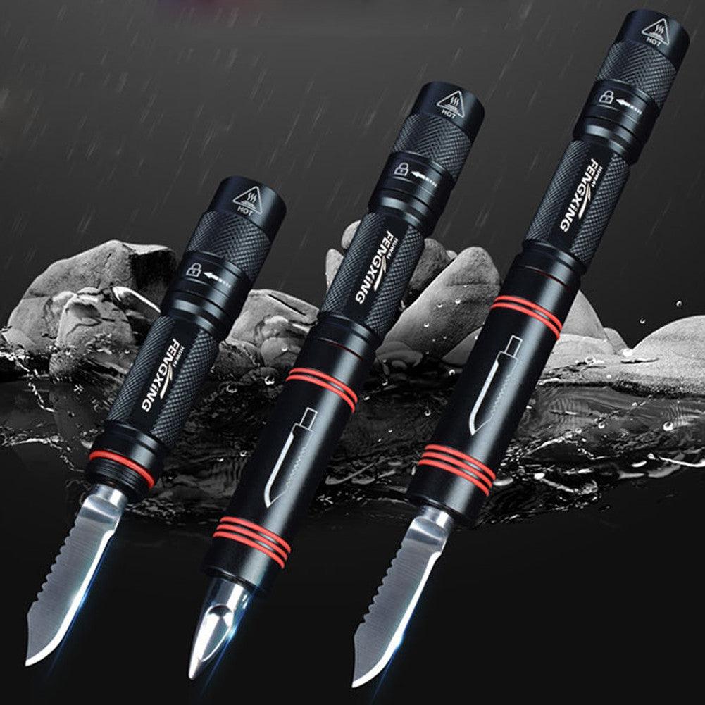 Lighteme Multifunktionsschutz Taschenlampe Messer Tactical Pen