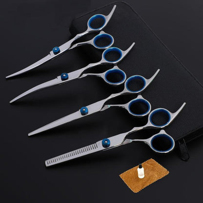 Lighteme Friseurscheren-Set, hochwertige Tierhaarschere