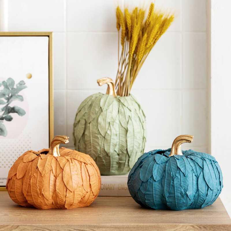 Lighteme Halloween Pumpkin Leaf Decoration