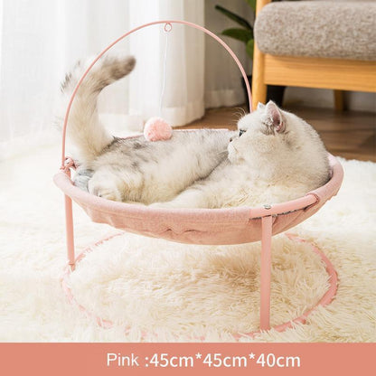 Lit suspendu Lighteme pour chiots et chatons avec cadre en acier durable (3 couleurs)