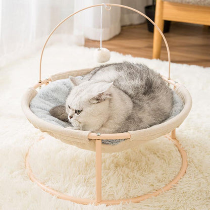 Lit suspendu Lighteme pour chiots et chatons avec cadre en acier durable (3 couleurs)