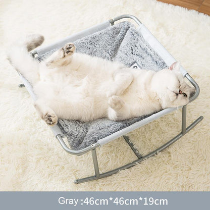 Lit suspendu Lighteme pour chiots et chatons avec cadre en acier durable (3 couleurs)