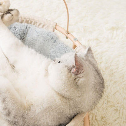 Lit suspendu Lighteme pour chiots et chatons avec cadre en acier durable (3 couleurs)