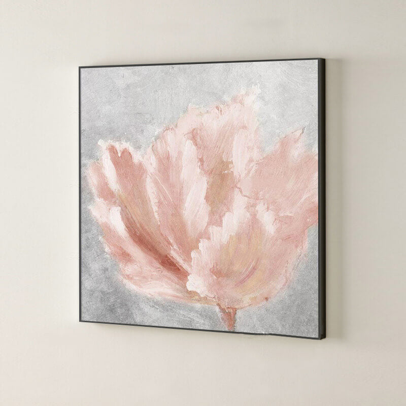 Lighteme Handgemaltes abstraktes Blumenölgemälde