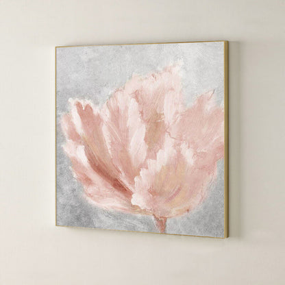 Lighteme Handgemaltes abstraktes Blumenölgemälde