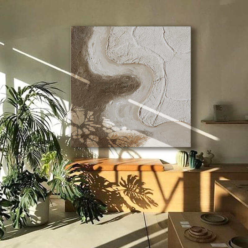 Lighteme Handgemaltes Ölgemälde „Bay“