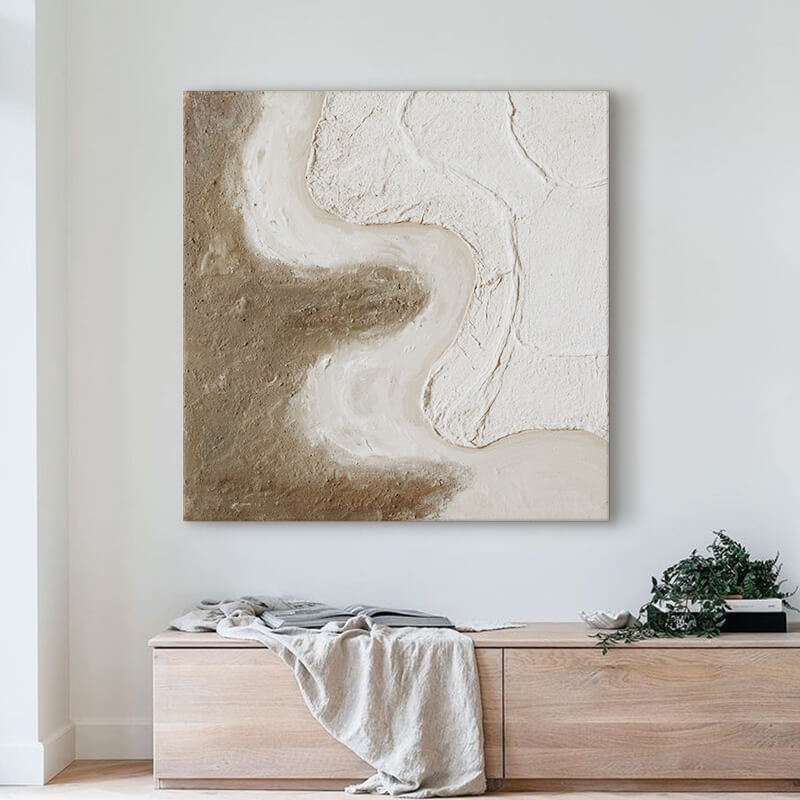 Lighteme Handgemaltes Ölgemälde „Bay“