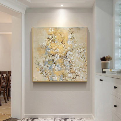 Lighteme Handgemaltes Blumenölgemälde