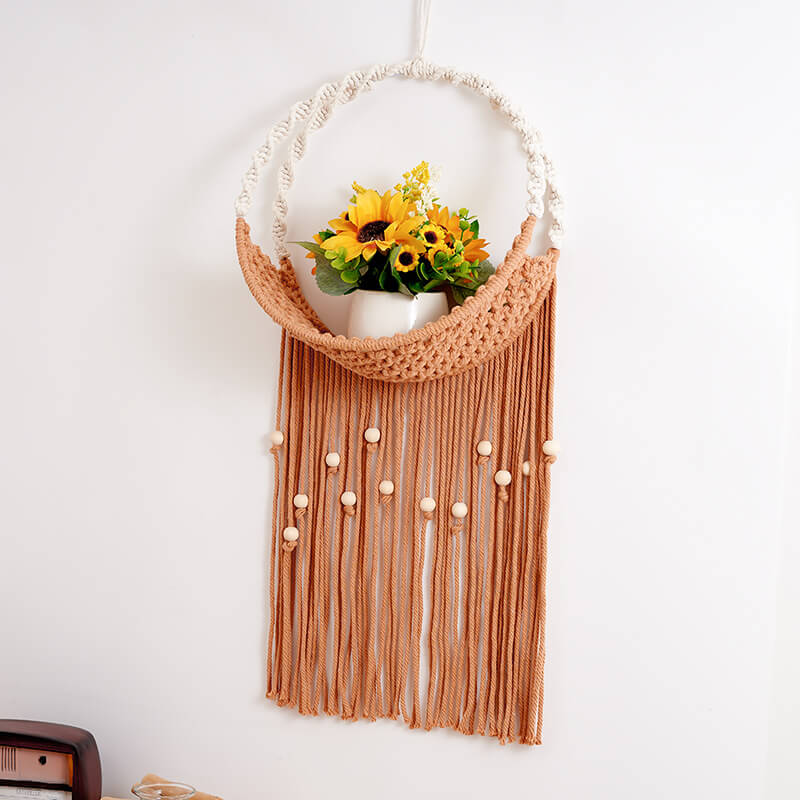 Lighteme Hand Woven Shelf Wall Hanging