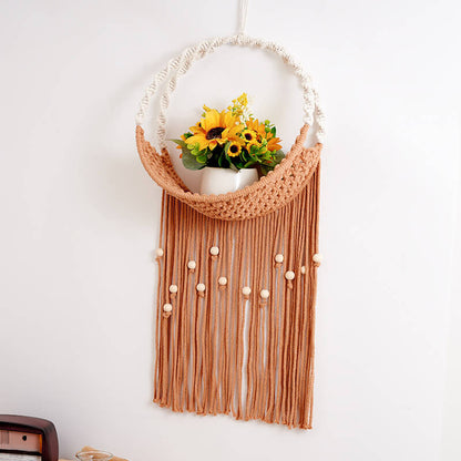 Lighteme Hand Woven Shelf Wall Hanging