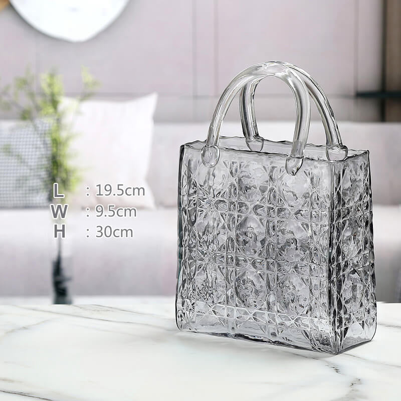 Lighteme Handtaschen-Glasvase