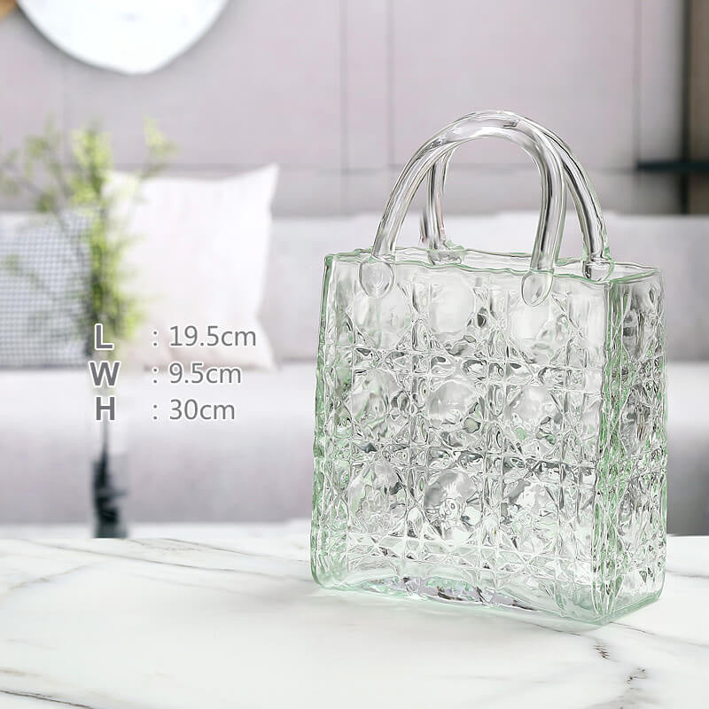 Lighteme Handtaschen-Glasvase