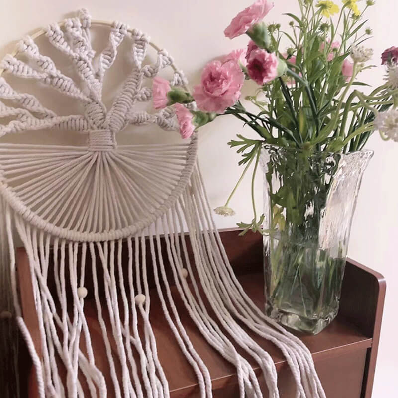 Lighteme Handwoven Life Tree Wall Hanging