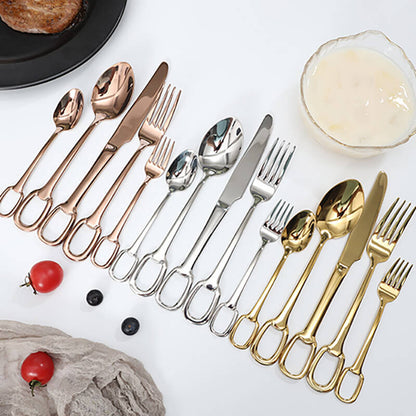 Ensemble de 5 couverts Lighteme avec trous de suspension