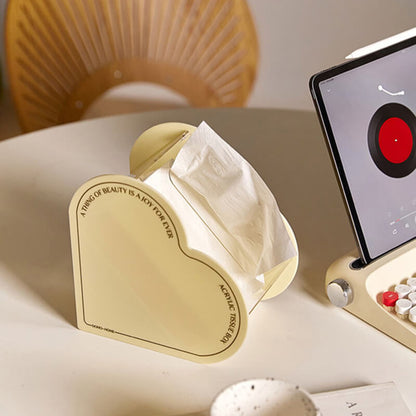 Lighteme Herz-Taschentuchbox aus Acryl