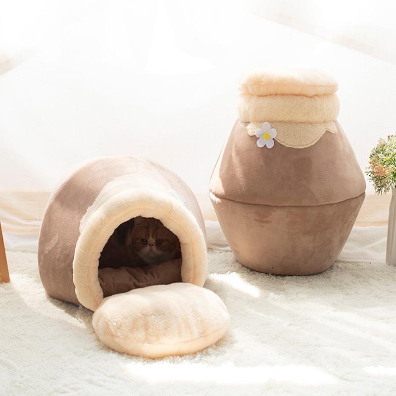 Lighteme Honeypot Winter Dickes Katzennest (3 Farben &amp; 3 Größen)