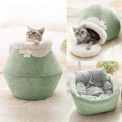 Lighteme Honeypot Winter Dickes Katzennest (3 Farben &amp; 3 Größen)