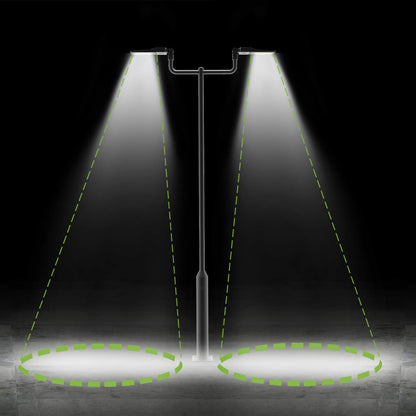 Lighteme 8000 W Solar-Straßenlaternen mit Aluminiumrahmen, Bewegungsmelder für den Außenbereich, Dämmerung bis Morgengrauen, 200.000 lm, mit Fernbedienung