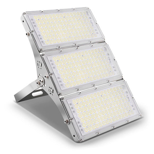 Lighteme 300 W LED-Flutlicht, fest verdrahtete Stadionbeleuchtung mit 24.000 lm, 6.000 K Tageslichtweiß, entspricht 1500 W Halogen, IP66 wasserdicht