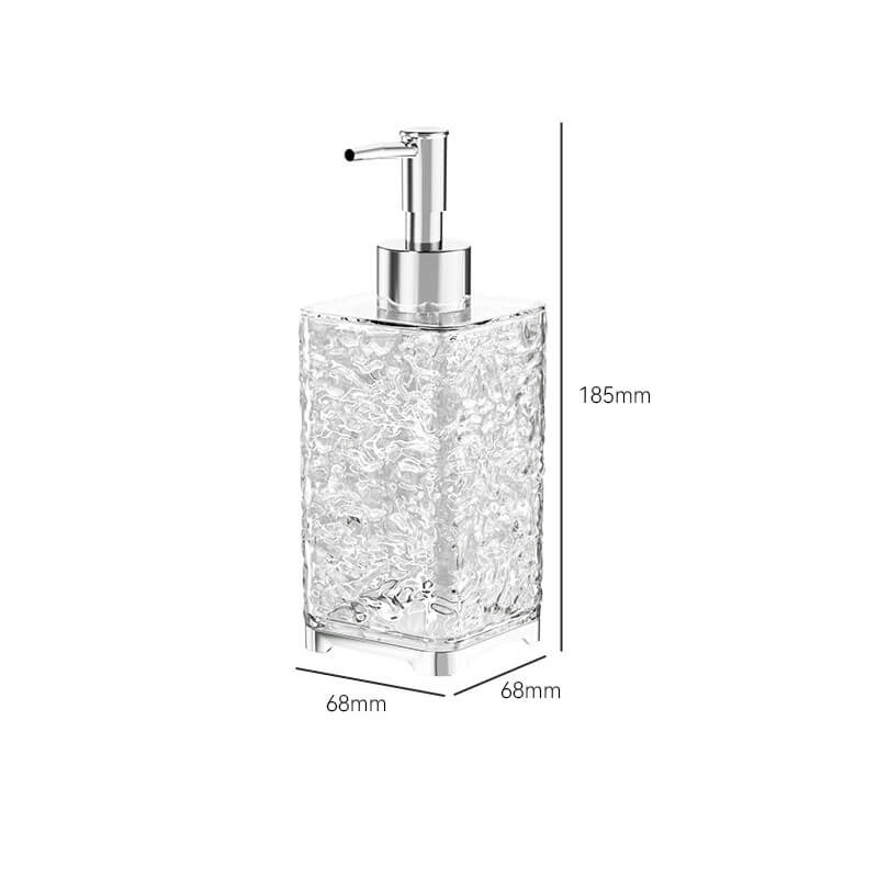 Lighteme Ice Pattern Soap Dispenser Bottle