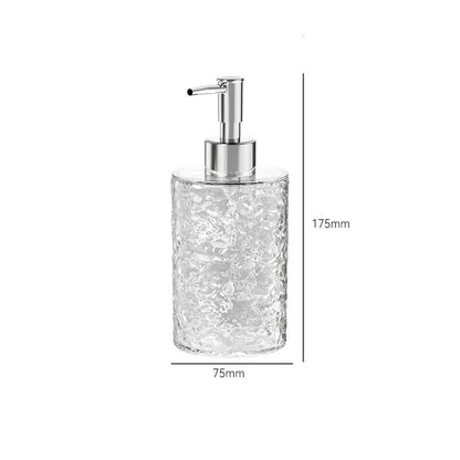 Lighteme Ice Pattern Soap Dispenser Bottle