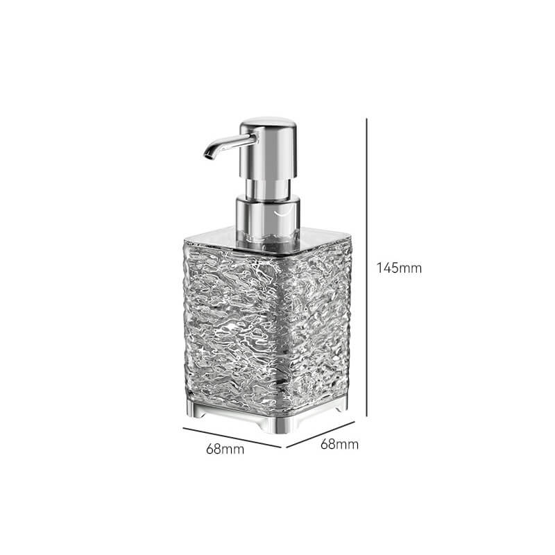 Lighteme Ice Pattern Soap Dispenser Bottle