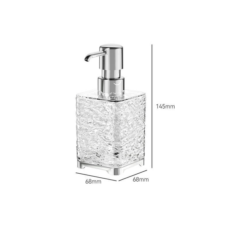 Lighteme Ice Pattern Soap Dispenser Bottle