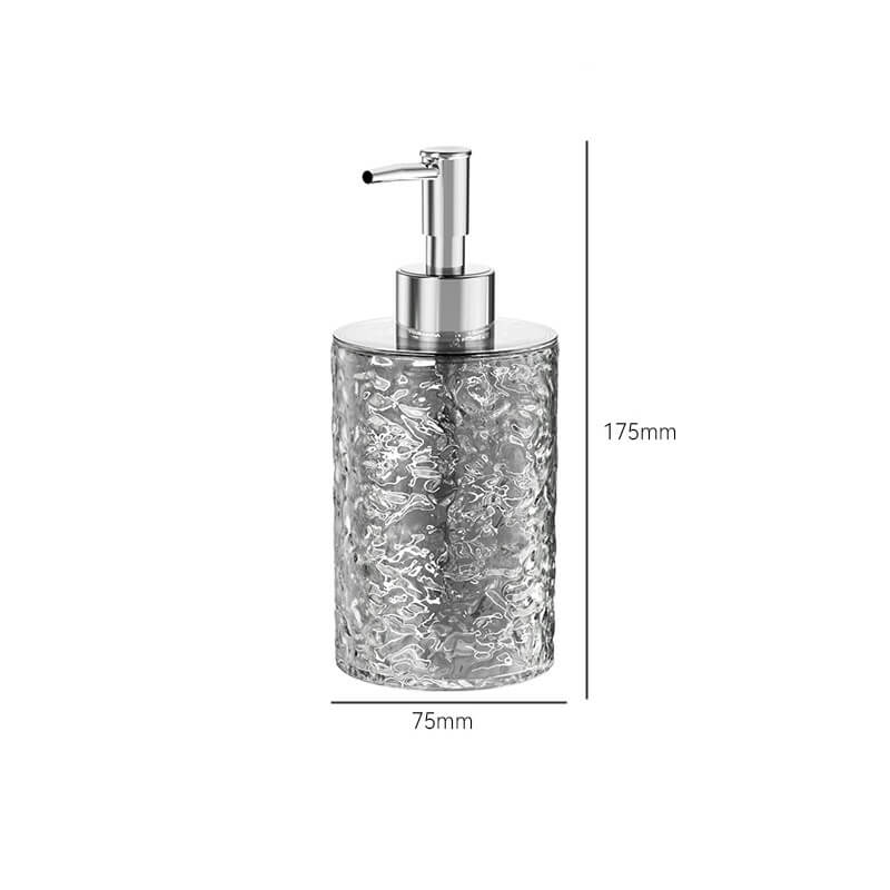 Lighteme Ice Pattern Soap Dispenser Bottle
