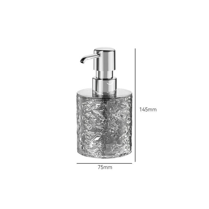 Lighteme Ice Pattern Soap Dispenser Bottle