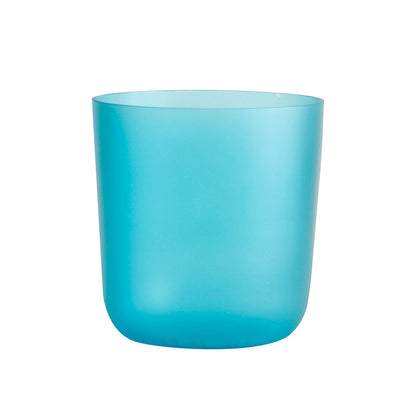 Lighteme 8 Inches Matte Clear Quartz Chakra Sound Bowls Alchemy Colored Crystal Singing Bowls