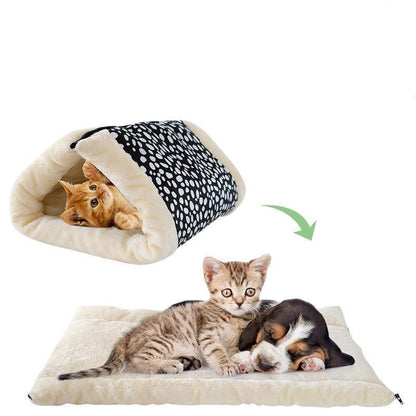 Maison pliable et chaude pour chatons d'intérieur Lighteme (4 couleurs)