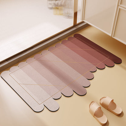 Lighteme Irregular Gradient Diatom Mud Bath Mat