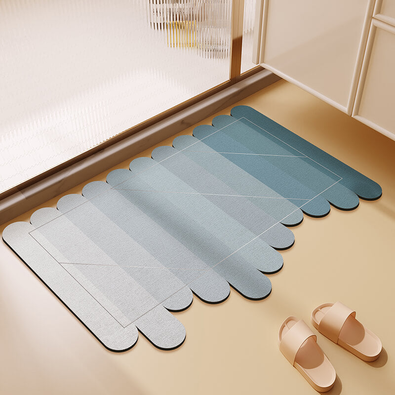 Lighteme Irregular Gradient Diatom Mud Bath Mat