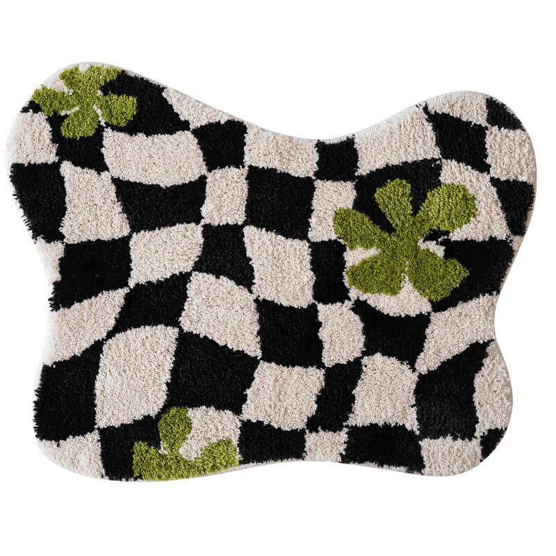 Tapis décoratif à grille irrégulière Lighteme