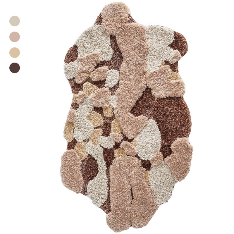 Tapis décoratif de forme irrégulière Lighteme