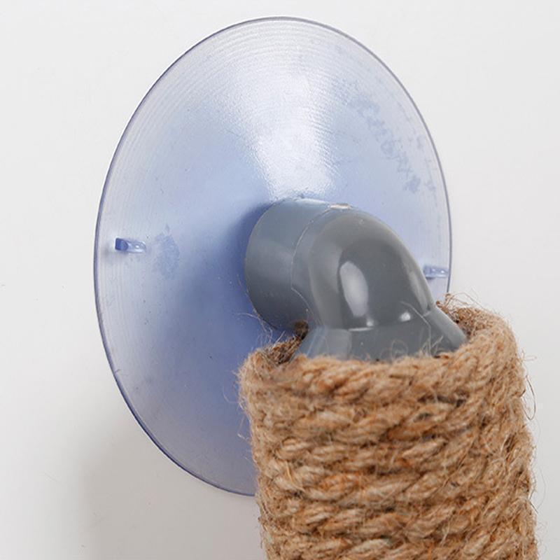 Lighteme Jute Saugnapf Katzenkletterwand Kratzspielzeug