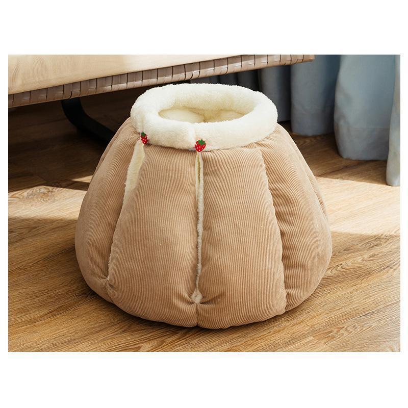 Tapis de lit en velours Lighteme Kitten Cute, amovible et lavable (4 couleurs et 2 tailles)