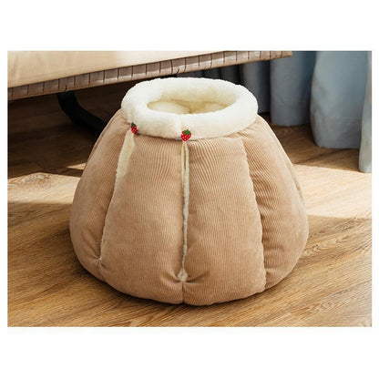 Tapis de lit en velours Lighteme Kitten Cute, amovible et lavable (4 couleurs et 2 tailles)