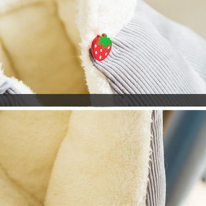 Tapis de lit en velours Lighteme Kitten Cute, amovible et lavable (4 couleurs et 2 tailles)