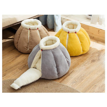 Tapis de lit en velours Lighteme Kitten Cute, amovible et lavable (4 couleurs et 2 tailles)