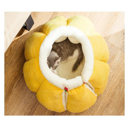 Tapis de lit en velours Lighteme Kitten Cute, amovible et lavable (4 couleurs et 2 tailles)